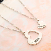 QIHE JEWELRY 1 Set Love Between Mother And Daughter Heart Shaped Love Heart