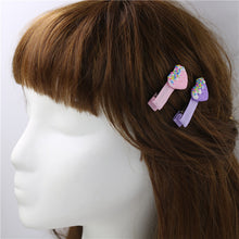 Skeins Jewelry 6color Girl Hair Mom And kids Accessories lovely love Heart