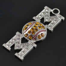 my shape 5pcs a lot hot sales baseball mom sports charm-in Charms from Jewe