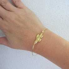 Gold/ Silver color SaguaroCactus Bracelet Gift for friend,Mom Fashion Beaut