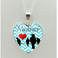 2017 New Best Mom Heart Necklace Gustav Klimt Pendant Glass Cabochon Jewelr