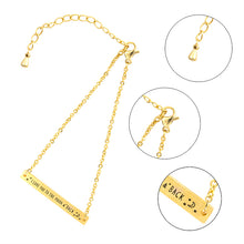 Wholesale 10pcs I LOVE YOU TO THE MOON & BACK Letter Bracelet Charm Women E