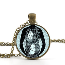 1pcs/lot Mom Fetus Logo Pendant Necklace Love Picture Handmade 4Colors Chai