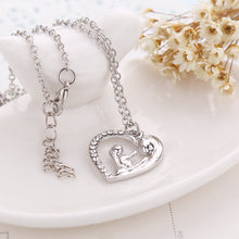 mother and baby jewelry Maternity Jewelry for Women Mom Gift Heart Crystal
