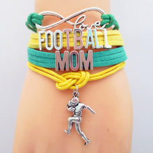 SANDEI Jewelry Infinity Love football MOM Bracelet  friendship Bracelets B0