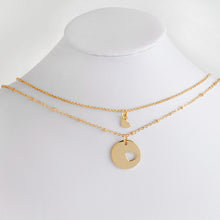 Kittenup 2Pcs/Sets Gold Color Silver Color  Heart Cutout Mom Daughter Neckl
