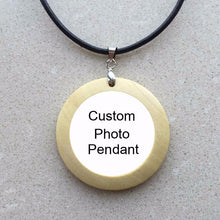 Personalized Photo Pendants Custom Necklace Photo of Baby Child Mom Dad Gra