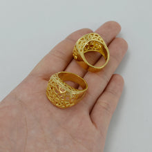 Anniyo Charm Ring Gold Color for Women,Ethiopian Bride Jewelry/Africa Ring/