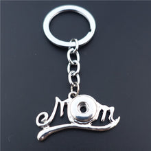 Fashion Mom Metal 12MM Snap Buttons Key Rings Mother Key Chains Women Jewel