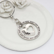 XIAOJINGLING Hollow Heart Keyring Charm Fashion Keychain Women Jewelry 'HOP