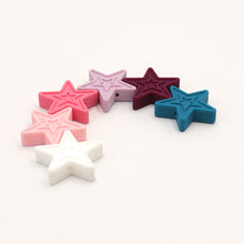 TYRY.HU BPA Free 10Pcs/Lot Creative Star Shaped Silicone Beads For Baby Mom