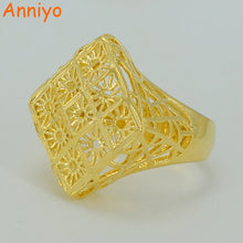 Anniyo Africa Wedding Ring for Women, Gold Color Ethiopian Bride Ring/Arab/