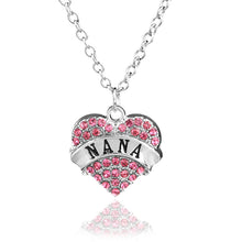Charming Crystal Necklace Long Chains Maxi Collier MOM DAUGHTER NIECE Penda