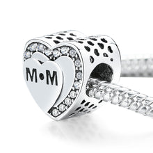 V.YA MoM Beads Charms fit for Pandora Bracelet Necklace Women's DIY Bead fo