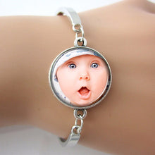 DIY Bangle Handmade Personalized Custom Silver Plated Bracelet Photo of You