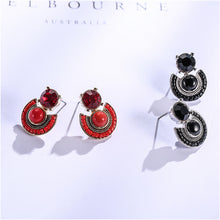 Shineland Newest Brincos Fashion Jewelry Stud Earrings For Women Resin Ston