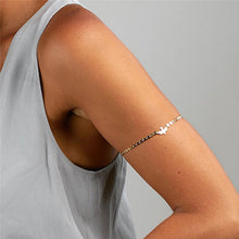 2017 Copper Sequins Arm Chain Upper Cuff Harness Arm Bracelet Peace pigeon