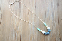 5PCS Silicone beads Baby Teething Necklace,Food grade Nursing necklace Chew