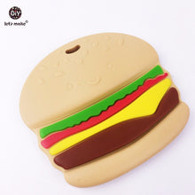 Let's Make baby alive silicone bead teether 5PC hamburger Materials Nursing