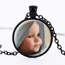 Personalized Photo Pendants Custom Necklace Photo of Your Baby Child Mom Da