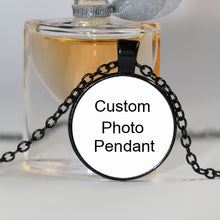Personalized Photo Pendants Custom Necklace Photo of Baby Child Mom Dad Gra