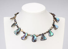 Natural abalone shell necklace choker fashion jewelry adjustable birthday g