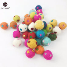Let's Make baby accessories Crafts toys 50PC 2CM baby felt ball DIY mom jew