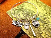 Hot sale 65mm baseball  bangles sports bracelets  Antique silver baseball M