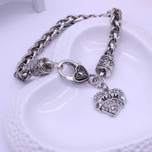 2017 New Fashion Jewelry Charm Rhinestone Heart Bracelet Letter MOM SISTER