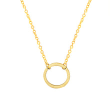 Wholesale 10piece Stainless Steel Dainty Circle Round Necklace For Women Ka