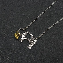 Elephant And Her Little Peanuts Necklace MOM Baby Love Fiercely Protective