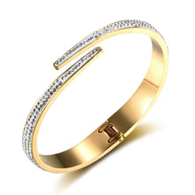 New Stainless Steel Bracelet Bangles Gold Silver Rose Gold Fashion Opening