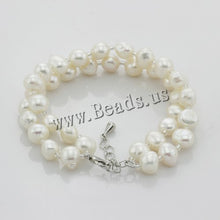 YYW Wedding Mom Gifts AAA Grade Real Natural Freshwater Pearl Bracelet Whit