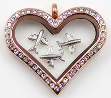 Free Shipping! 20PCS Alloy Plane Floating Charms For Memory Glass Floating