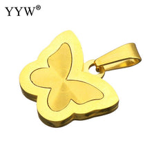 YYW Jewelry New Girl Gold color Stainless Steel Animal Pendants New Arrive