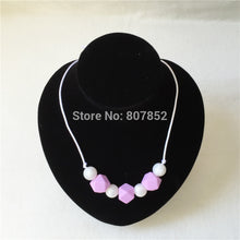 2pcs/lot BPA Free DIY Silicone Baby Safe Dummy Teething Necklace Silicone H