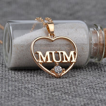 Indian Gold Hollow Round Letter Mom Earrings Necklaces Set Metal Chain Neck