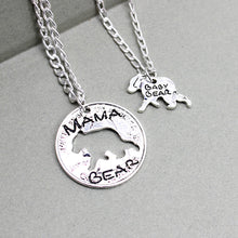 Creative MAMA / BABY BEAR Maternity Necklace Family Coin Necklaces Jewelry