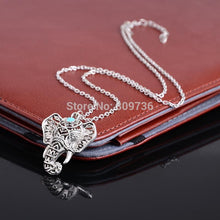 2017 Boho Antique Silver Necklaces Pendants Ethnic Elephant Choker Necklace
