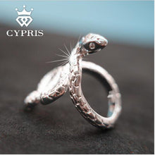 Mother's day mom Promotion Hot silver Ring Snake shape chic style women men