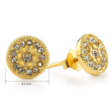 GAGAFEEL 925 Sterling Silver Stud Pending  Earrings For Women Round Gold No