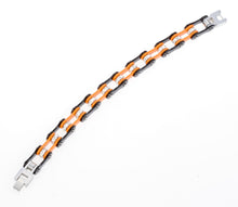Women stainless steel link chain bracelet biker heavy jewelry birthday gift