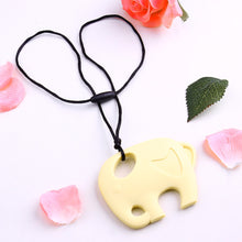 2017 Big Elephant silicone teether pendant and nursing necklace Chewable BP
