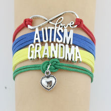 Infinity Love Autism mom aunt grandma dad sister grandpa teacher Bracelet H