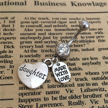 MADE WITH LOVE Family Xmas Birthday Gift for Mom Daughter Grandma Sister Lo