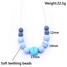 MHS.SUN Baby Chunky beads Necklace Mom DIY jewelry Food grade Silicone Neck