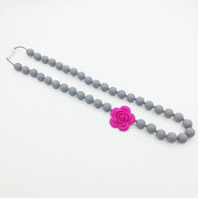Silicone teething Necklace Flower, Silicone Nursing Necklace Breastfeeding