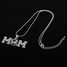 my shape DROP SHIPPING Silver Plated Large Crystal Soccer Ball Mom Sports P