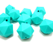 Icosahedron 10pcs Silicone Beads for Teething Necklace Nursing Necklace New