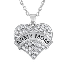 my shape Fire Fighter Air Force Army Mom Police Policeman Crystal Heart Pen